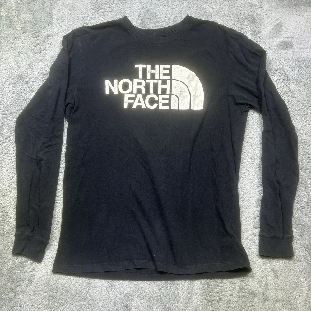 The North Face Men's Long-Sleeve Half Dome‎ Tee Black Men's M Graphic Outdoor